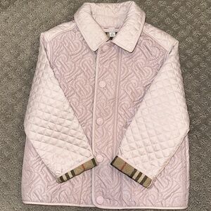 Burberry Kids Monogram Quilted Jacket